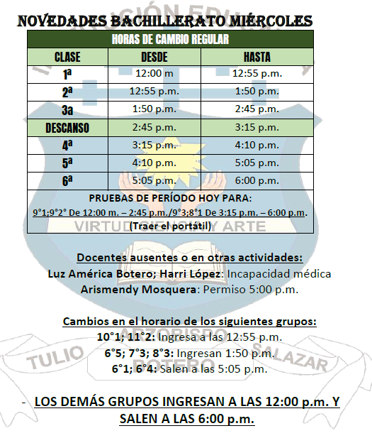 HORARIO